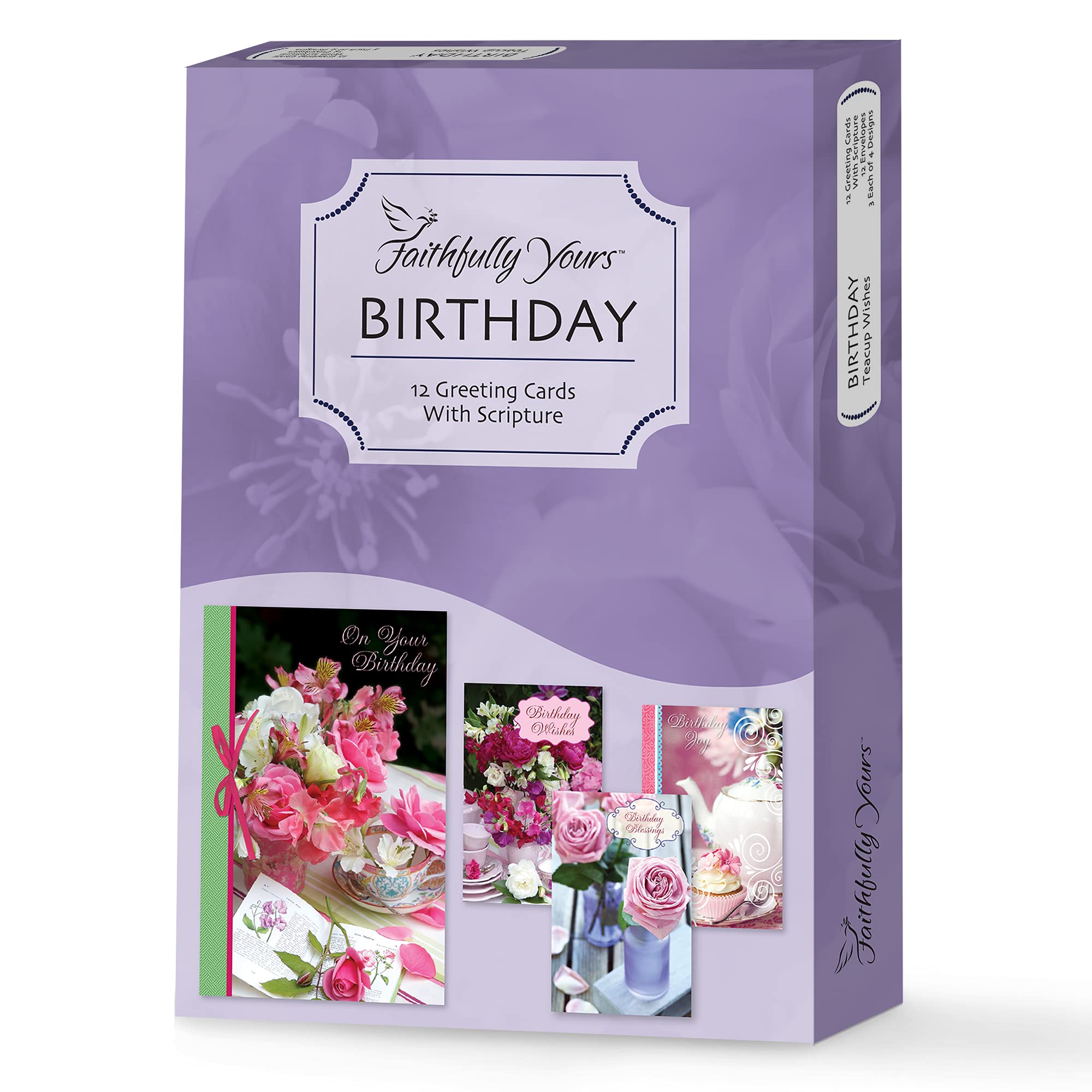 Amazon | 「Teacup Wishes」 - 誕生日グリーティングカード - KJV聖書